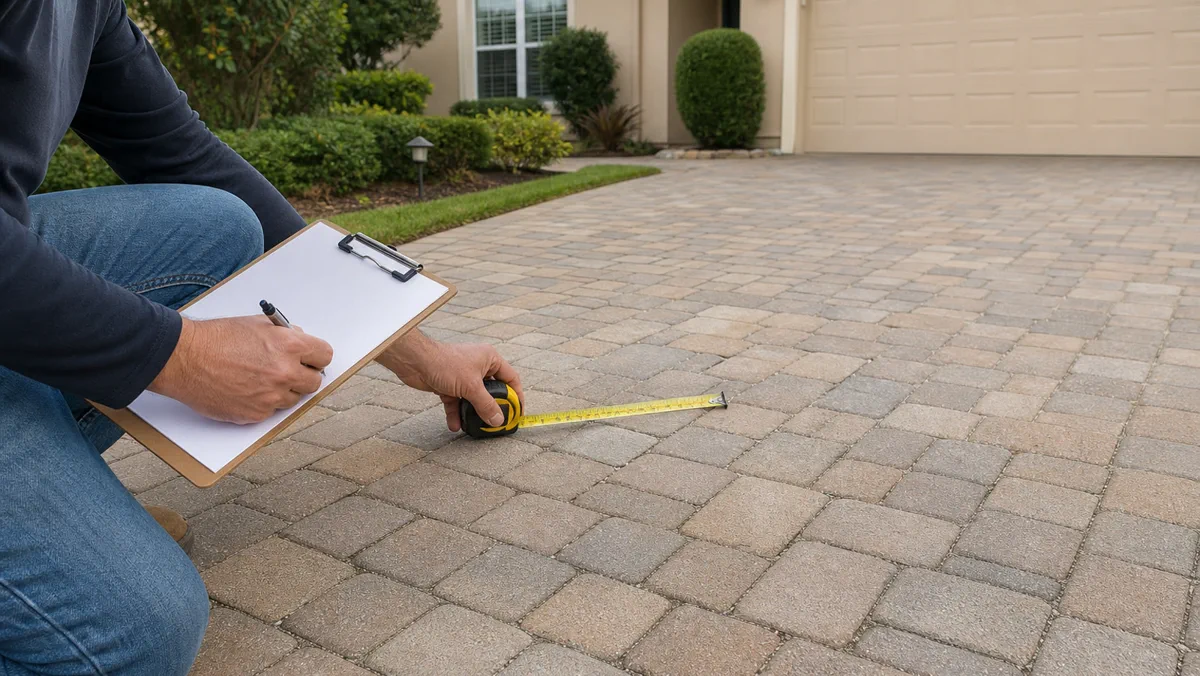 Palm Coast Paver Sealing closeup around Palm Coast property
